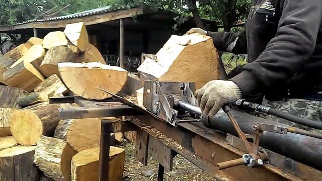 Т-25, Владимирец - Самодельный гидравлический дровокол.2017 смотреть онлайн