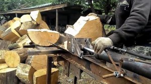 Т-25, Владимирец - Самодельный гидравлический дровокол.2017