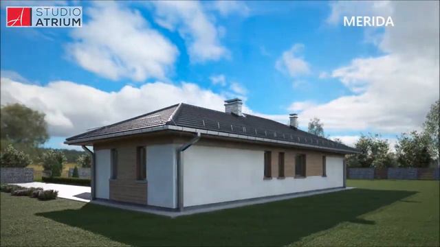 Projekt Domu MERIDA Pracownia Projektowa Studio Atrium смотреть онлайн