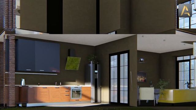 Практичный дом с хорошо продуманной планировкой. Проект двухэтажного дома с террасой и балконами смотреть онлайн