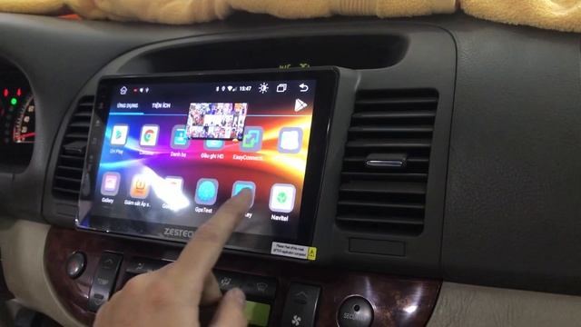Màn hình Android 9in thương hiệu zestech cho xe Toyota Camry đời 2005 смотреть онлайн