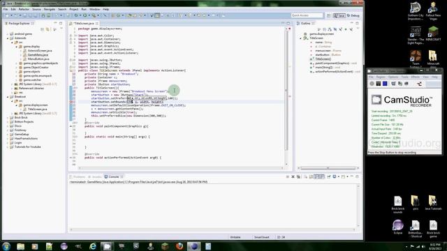 Java Game Tutorial-TitleScreen-01 смотреть онлайн