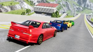 Эпические прыжки на скоростном автомобиле – BeamNG Drive