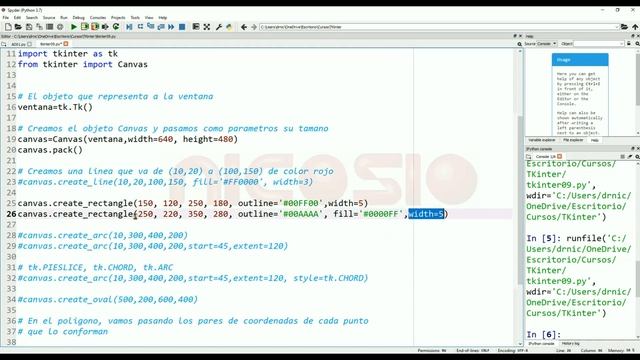 Canvas - 10 - TKinter en español Python смотреть онлайн