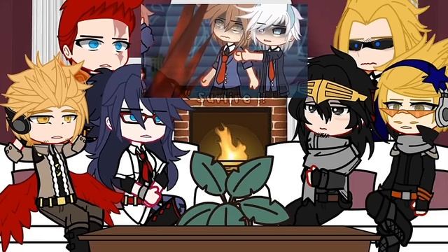 “Pro Heroes reacts to Villain Deku” | Villain Deku Au | Gacha Reaction смотреть онлайн