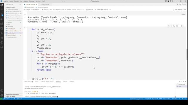 Python - Funções 10 - Estilo de código e formatador de código "black" смотреть онлайн