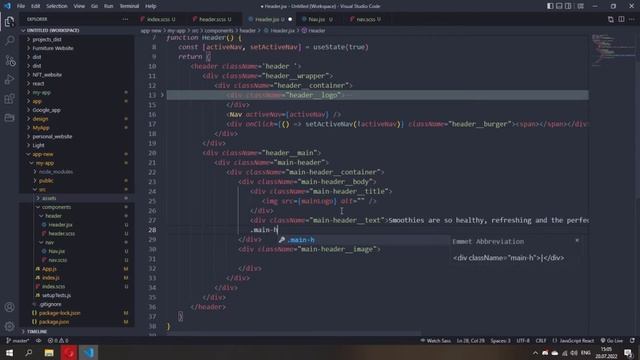 React Responsive Portfolio Website Tutorial Using ReactJs | React js Projects for Beginners | Deplo смотреть онлайн