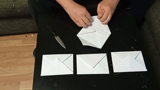 DIY ОРИГАМИ конверт из бумаги смотреть онлайн