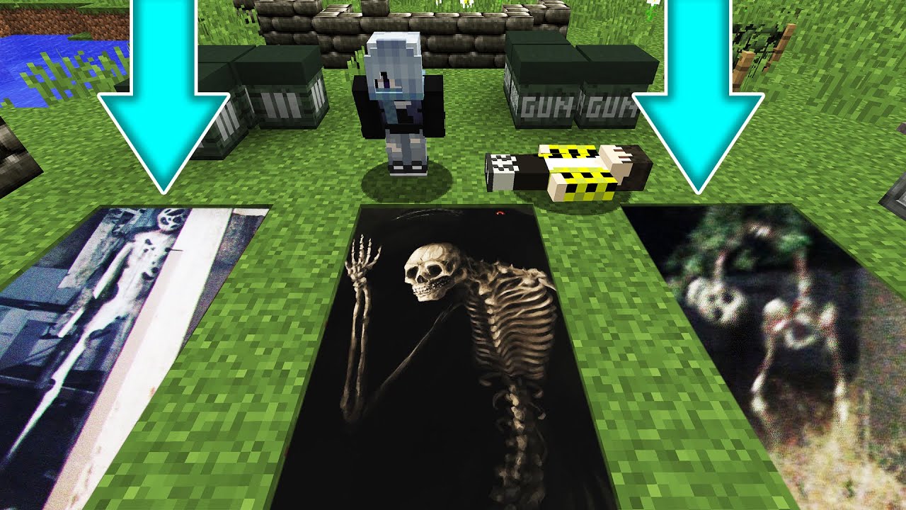 ВЫБЕРИ ПРАВИЛЬНУЮ ЯМУ ЖИВОЙ СКЕЛЕТ CLOCKWISE JACK ЧЕЛОВЕК ДЫРА В МАЙНКРАФТ БИТВА SCP HOLE MAN смотреть онлайн