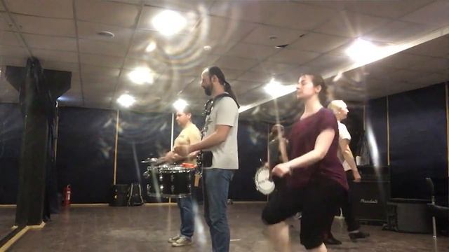 Celtic Wind & City Pipes. TapDrum Rehersal. Ирландский танец смотреть онлайн