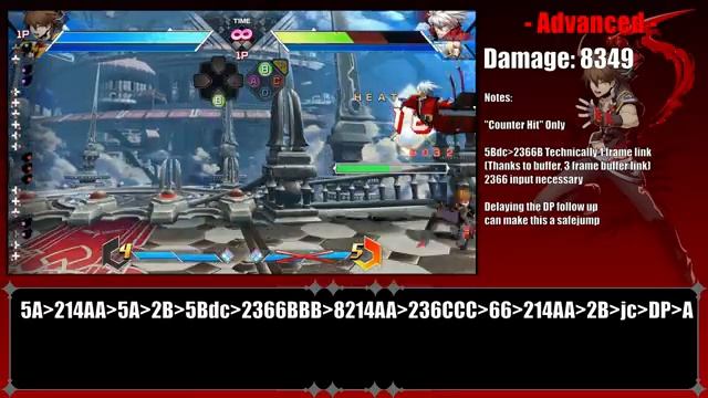 BlazBlue Cross Tag Battle - Naoto Kurogane 2.0 Combos смотреть онлайн