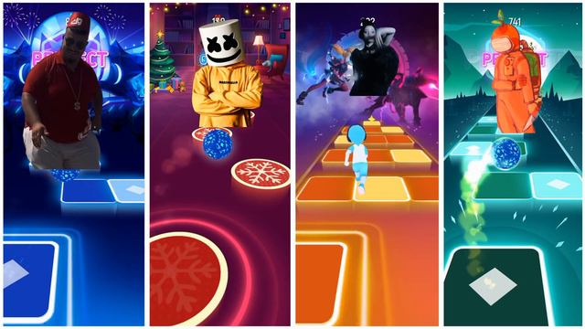 Skibidi Bop VS Marshmello VS Wednesday VS Among Us | Tiles Hop EDM Rush | #tiles #tileshop смотреть онлайн