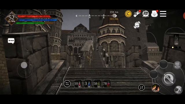 Локация Центр Крепости в Way Of Retribution Awakening Прохождение #14 / Dark Souls на андроид ios смотреть онлайн