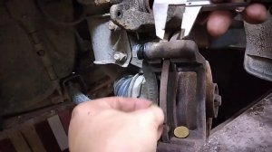 Замер толщины тормозных дисков