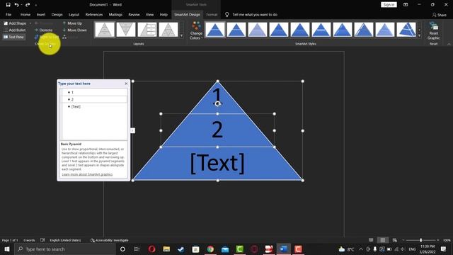 وانەی پێنجەم بەرنامەی Microsoft office (word2016) Smart Art and Chart смотреть онлайн