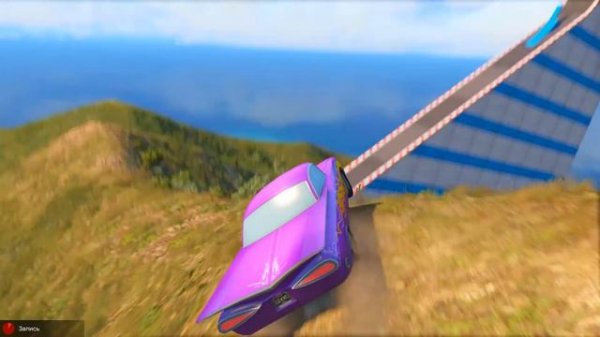 Cars 3 Colors Jackson Storm Lightning McQueen 8X8 Monster Cruz Ramirez Tow Mater Mack Truck Dinoco