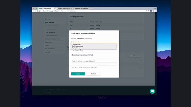 Netlify notifications in Github pull requests смотреть онлайн