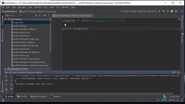 Aula 10 - Entrada e saída de arquivos - Python Básico Solyd смотреть онлайн