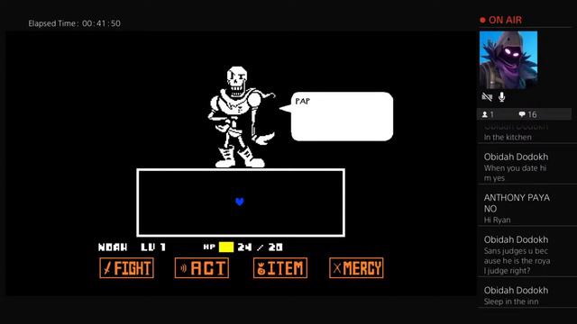 Undertale Livestream. Pacifist смотреть онлайн