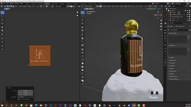 Perfume Bottle - Blender 3D Tutorial смотреть онлайн