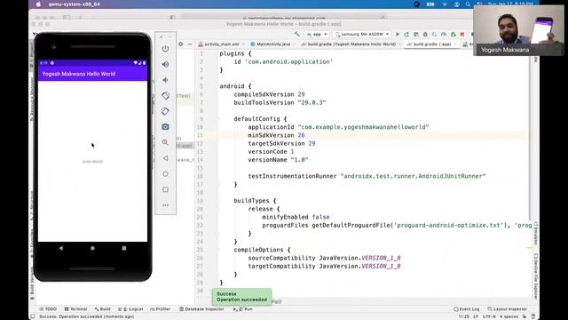 Your first Android App - Hello, World! смотреть онлайн