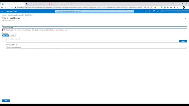 Protect API from unauthorized with API key and client certificates in API Management | Part 5 | Dem смотреть онлайн