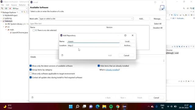 How To Add Maven Plugin in Eclipse | How To Add m2eclipse Plugin in Eclipse смотреть онлайн