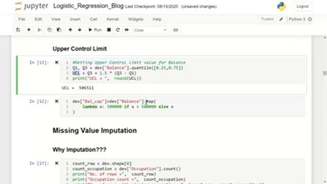 Logistic Regression Py S3 | Outlier Treatment | Missing Value Imputation | KNN | k2analytics.co.in смотреть онлайн