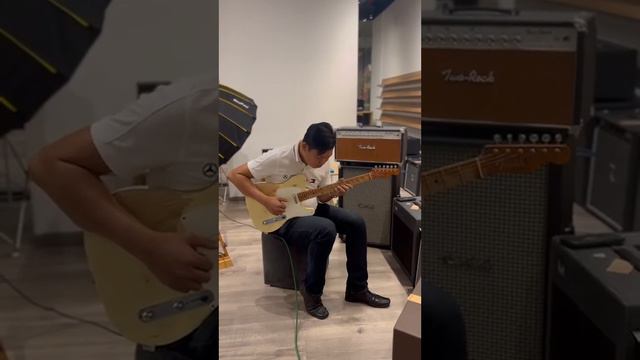 Magnatone Twilighter 112 1x12" 22-watt Tube Combo Amp/Fender 1955 Tele MBPW смотреть онлайн