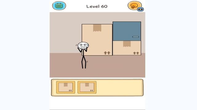 Skip Troll (WEEGOON) - Stickman Brain Puzzle Game - All Levels 41-80 Gameplay Walkthrough смотреть онлайн