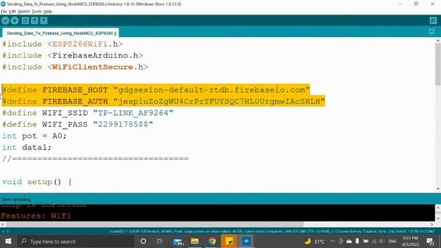 ارسال البيانات من جهاز IOT الى Firebase (علي الكاشف) смотреть онлайн