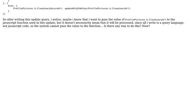 Databases: Can i use a custom function with UpdateOne or UpdateMany in MongoDB Shell? смотреть онлайн