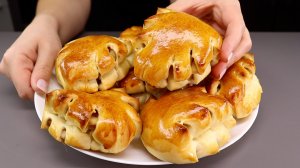 БУЛОЧКИ С ЯБЛОКАМИ Всегда удачное тесто! Мягкие и воздушные, как пушинка!