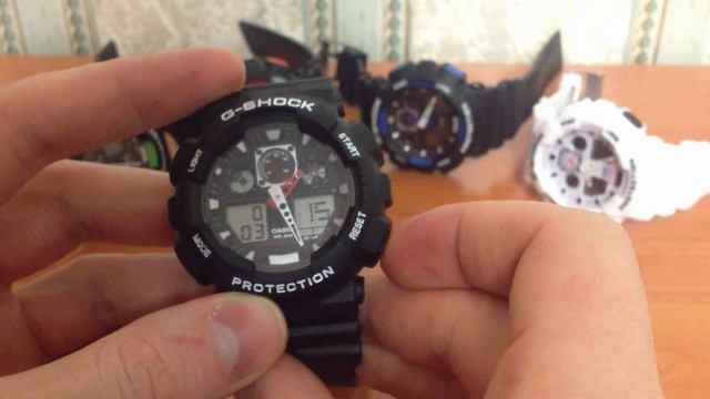Обзор Casio G-SHOCK GA-100A смотреть онлайн
