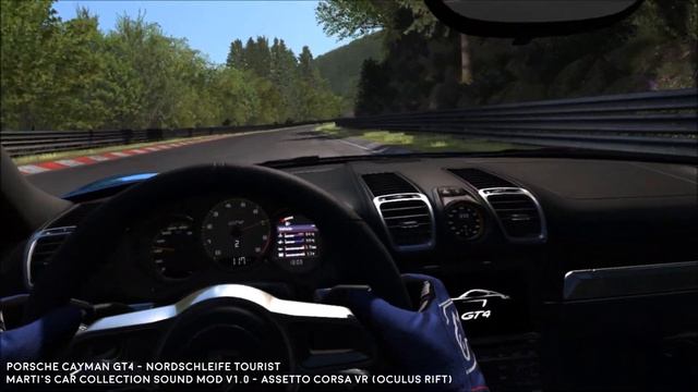 Porsche Cayman GT4 - Nordschleife Tourist Practice - Assetto Corsa VR - Oculus Rift