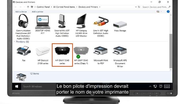Configuration du pilote d'impression par défaut sous Windows 10 смотреть онлайн