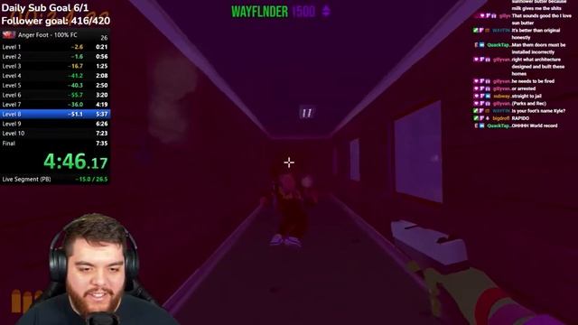 World Record (?) Anger Foot v0.4 100% (Goon%) Speedrun | 7:29.81 w/Loads смотреть онлайн