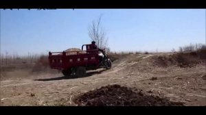 Испытания китайского грузового трицикла