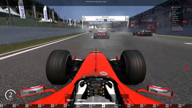 crashed into at start in assetto corsa смотреть онлайн