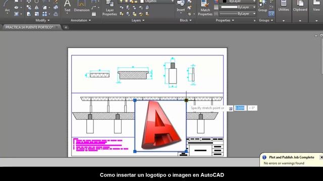 insertar logotipo o imagen en autocad смотреть онлайн