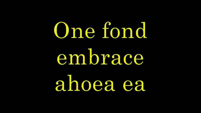 Aloha Oe Lyrics смотреть онлайн