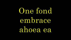 Aloha Oe Lyrics