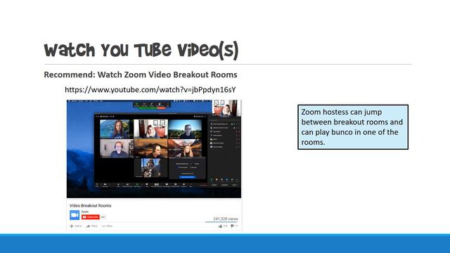 How to Use Zoom to play Virtual Bunco смотреть онлайн
