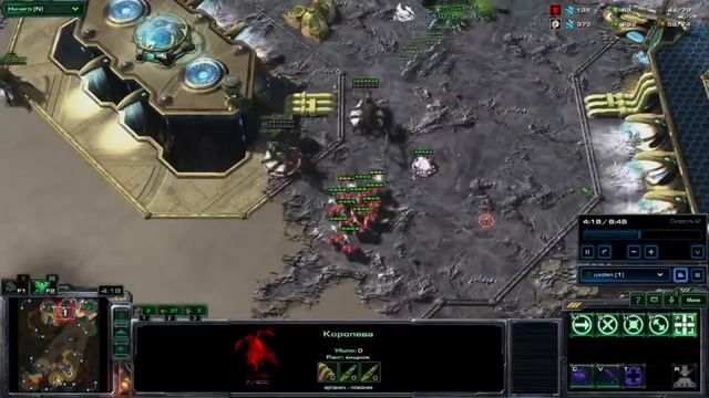 Игра за зерга против террана в Starcraft 2 (ЗвТ гайд) - SC2 LotV Tutorial ZvT - ru lang. смотреть онлайн