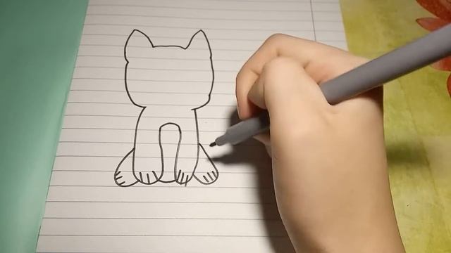 DIY: Как нарисовать милого котика??? мультики для детей смотреть онлайн