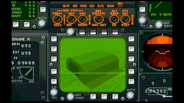 NightHawk F-117A Stealth Fighter Amiga Intro 1993 Microprose смотреть онлайн