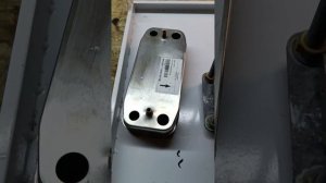 Промывка первичного теплообменника с газового котла Navien Ace