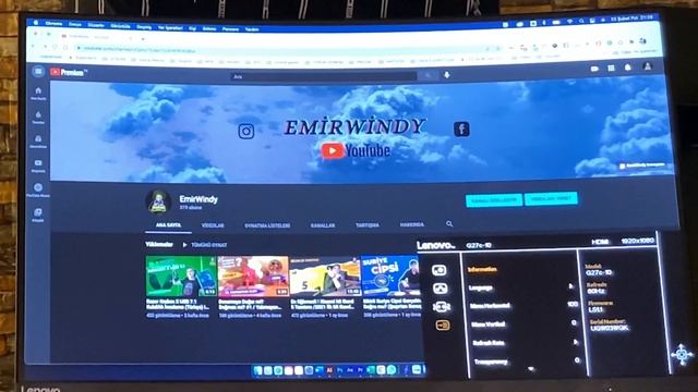 LENOVO OYUNCU MONİTÖRÜ // G27C-10 165HZ 1MS смотреть онлайн