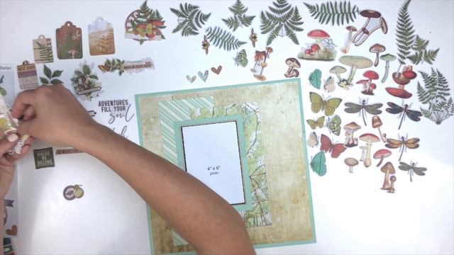 Scrapbook Tutorial | Simple Stories Simple Vintage Great Escape | Cutting Guide B смотреть онлайн