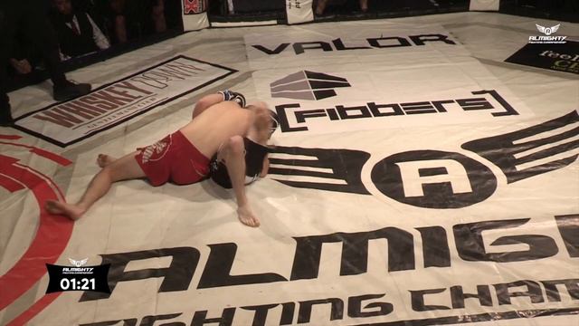 ON THE CHIN!!! - CHARLIE RICCARD V MICHAEL HAYES - ALMIGHTY FIGHTING CHAMPIONSHIP смотреть онлайн